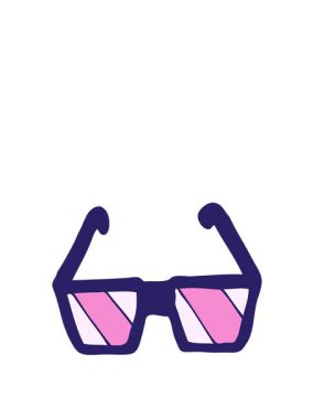 çizgi film gözlüklerinin animasyonunu genişletiyorum.