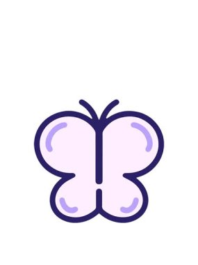 Basit ama sevimli kelebeğin zıplama hareketi