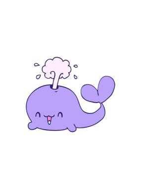 Balina resimlerinin radyoaktif parlayan animasyonu