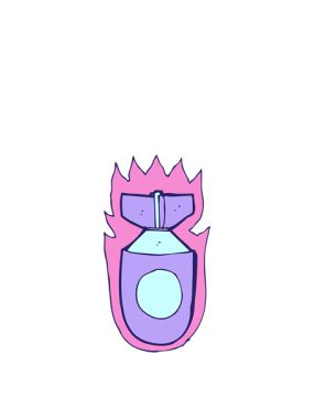 Bomba illüstrasyonunun yükselişi ve yüzdürülmesi