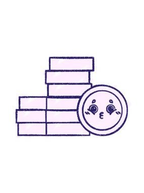 Para Tebeşiri Çiziminin hareketli animasyonu