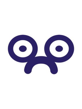 Üzgün bakışlı yüz ikonunun titrek hareket animasyonu