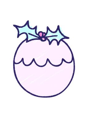 Noel pudinginin animasyonunu salla ve durdur