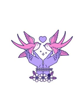 Dikkat çekici hareketler, bağlanmış eller ve kırlangıçlar.