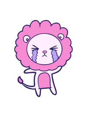 Basınç, ağlayan bir aslanın çizgi film animasyonunu patlatıyor.