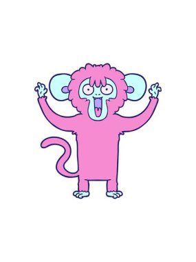 Dikkat çekici karoton maymun animasyonu