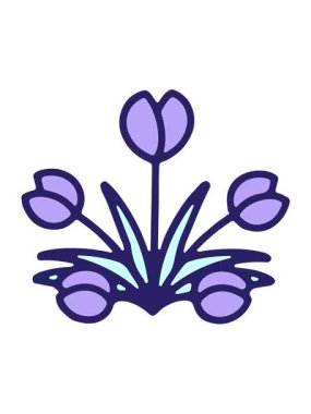 Çiçek tasarımının titreşimli hareketi