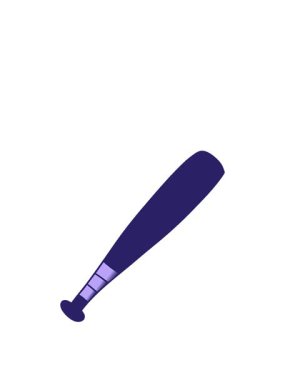 Bir beysbol sopasının çizgi film karalaması çizilmiş el animasyonunu büyütüyorum.