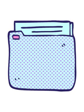 Çizgi film karalama dosyasının ışık efekti canlandırması