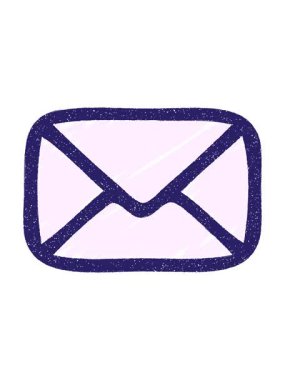 Posta Sembol Tebeşir Çiziminin piksel efekti canlandırması