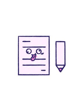 Ofis Kağıdı Kalıplı Çiziminin radyoaktif parlak animasyonu