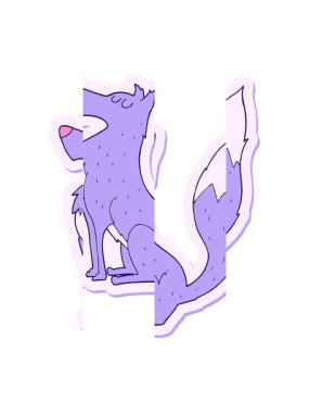 Kurt çıkartmasının bölünmüş hareket canlandırması