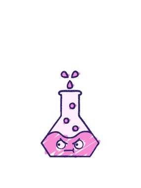 Bilim Deneyi Tebeşir Çiziminin zıplama hareketi animasyonu