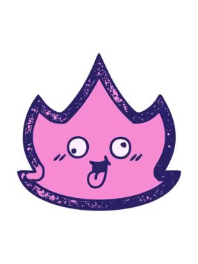 Yangının eski grunge dokusunun titreşimli animasyonu