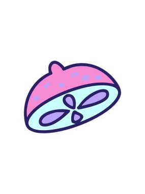 Brezilya kireç diliminin ikiye bölünmüş hali.