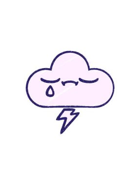 Bir Bulut Tebeşiri Çiziminin karikatürünün satış animasyonu