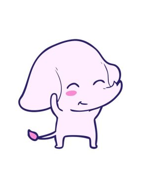 Çizgi film filinin animasyonunu salla ve durdur.