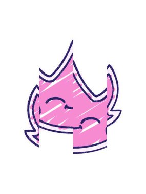 Tebeşir çiziminin bölünmüş hareket animasyonu