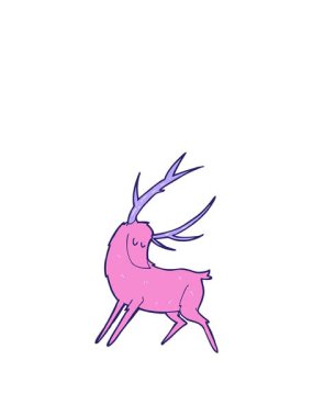 Geyik çiziminin animasyonunu genişletiyor