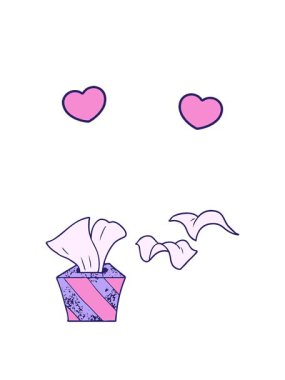 dönen kalpler karikatür kutulu dokuların animasyonu