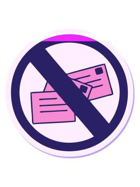 Sevimli bir karikatürün animasyonunu aç. Posta tabelası yok.