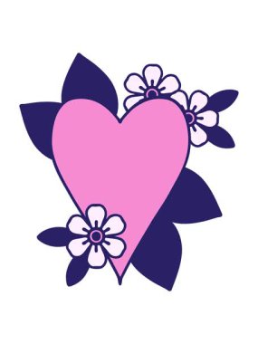 Dövmenin animasyonunu botanik kalp şeklinde salla ve duraklat