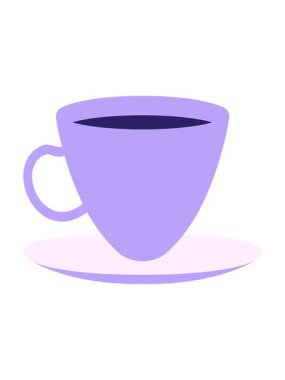 Kahve fincanı ve çay tabağı animasyonunu salla ve durdur