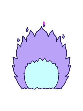 Çizgi film ateşinin animasyonunu çalıştır.