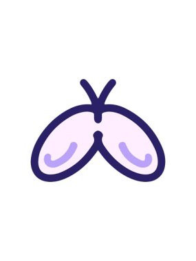 Basit ve cesur bir kelebek dizaynının canlandırmasını salla ve durdur