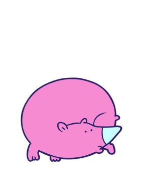 Neon çizgi film ayıcığının animasyonunu genişletiyorum.