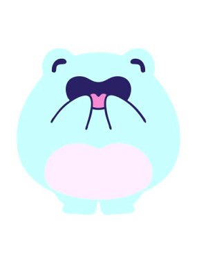 Mutlu gülen kurbağanın animasyonunu renklendir