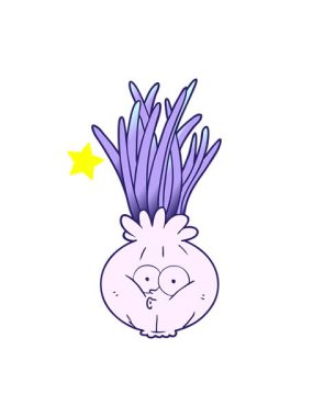 Parlayan yıldızlar bir soğanın animasyonunu etkiler