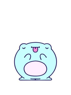 Tatlı kurbağa çizgi filminin animasyonunu genişletiyorum.