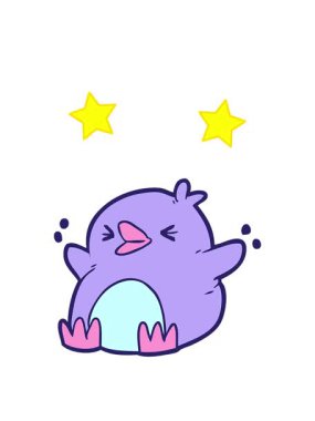 dönen yıldızlar penguen çizgi filminin animasyonu