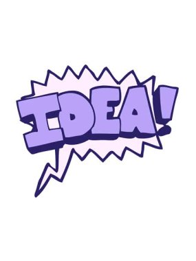 Fikir konuşma balonunun hareketli animasyonunu oynat