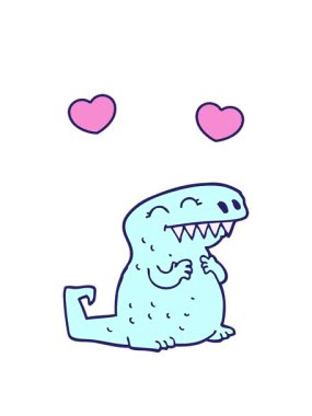 dönen kalpler dinazor çizgi filminin animasyonu