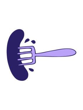 Bob ve çizgi film animasyonunu durdur. Bir sosislinin karalaması.