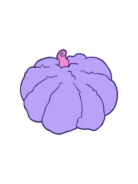 Titreyen hareket çizgi film karakteri balkabağı animasyonu