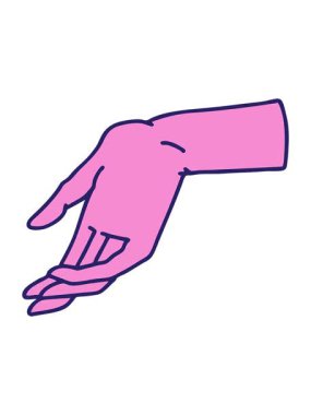 Bob ve Duraklat ikonik dövme tarzı elin animasyonu