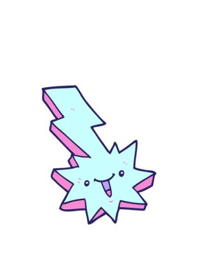 Çizgi film yıldırımının animasyonunu genişletiyor