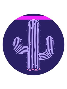 Kaktüsün ikonik dövme tarzının animasyonunu güçlendir