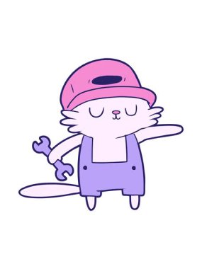 Çizgi film yapımcısının hareketli animasyonu