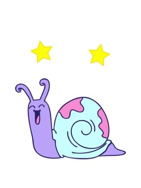 dönen yıldızların el animasyonu garip çizgi film kelebeği