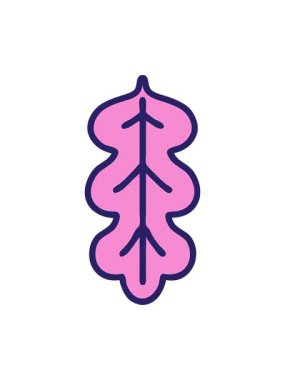 Yaprağın ikonik dövme resminin basınçlı canlandırması