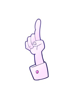 Bir çizgi filmin titreşimli hareket animasyonu.