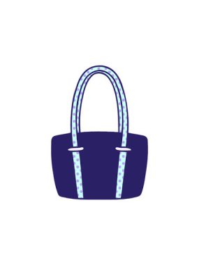 Büyük kırmızı bir çantanın çizilmiş karikatür çiziminin hareketli animasyonu