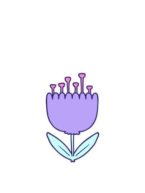 Geçmiş karikatür çiçeğinin yükselişi ve süzülmesi