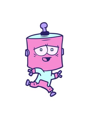 Sayborg çizgi filminin animasyonunu bob ve duraklat