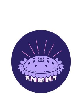 Dövme stili bir ikonun animasyonunu genişletiyor. Harika bir turta.