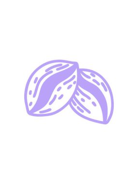 Dikkat çekici, siyah çizgi şeklinde kahve çekirdeği ikonu dövmesi.